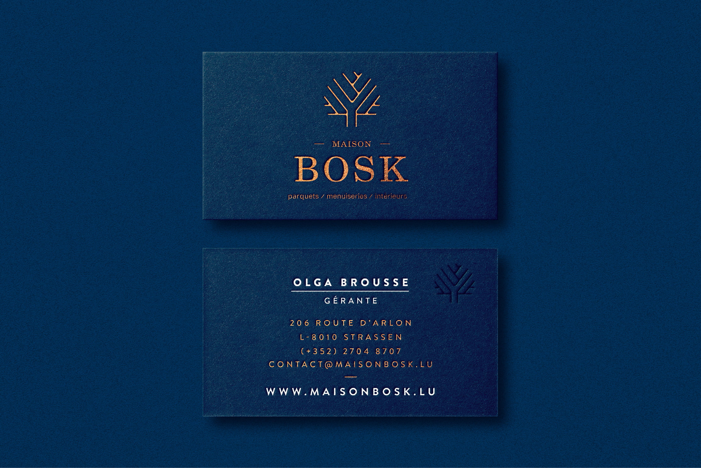 Carte de visite Maison Bosk